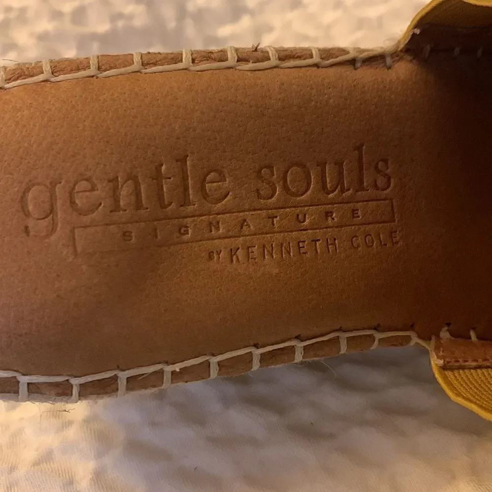 GENTLE SOULS, wedge. New condition,all leather uppers,  size 10